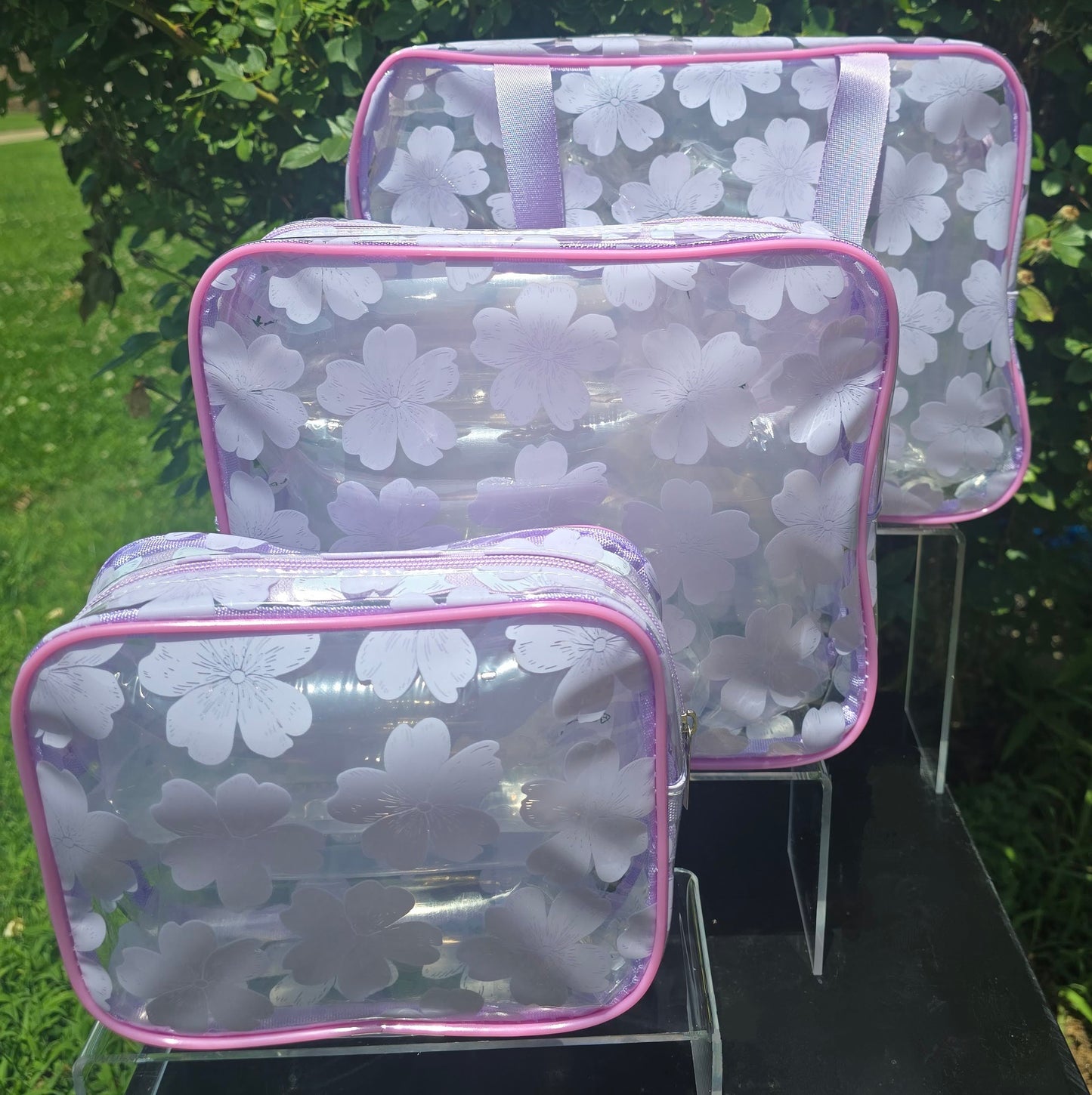 Jet Setter Clear Bag Trio