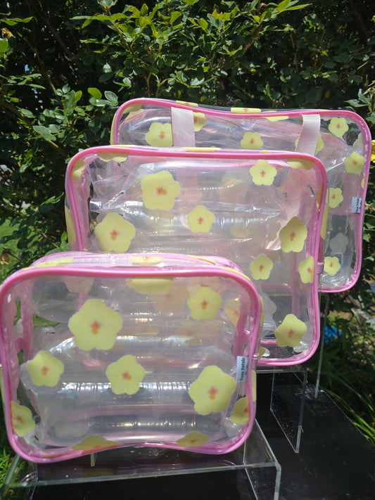 Jet Setter Clear Bag Trio