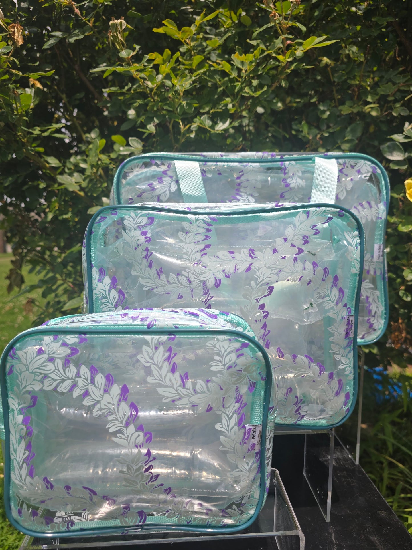 Jet Setter Clear Bag Trio